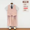 [White Short Sleeve] Pink