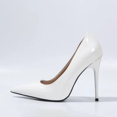 Women Fashion Sexy Simple Solid Color Pointed Toe High Heeled Pumps