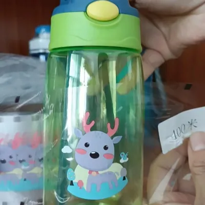 Fashion Portable PC Duckbill Water Cup Simplicity Cylindrical Solid Color