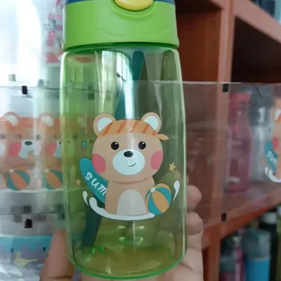 Fashion Portable PC Duckbill Water Cup Simplicity Cylindrical Solid Color