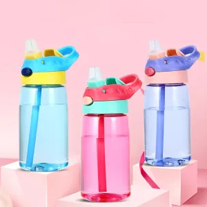Fashion Portable PC Duckbill Water Cup Simplicity Cylindrical Solid Color