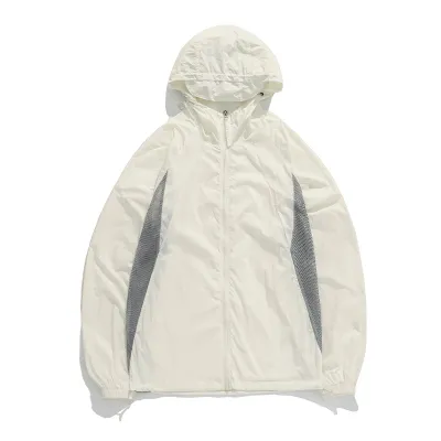 Men Fashion Casual Summer Thin Breathable Mesh Design UPF 50+ Sun Protection Coat