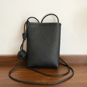 Women Fashion Casual Solid Color Mini Mobile Phone Crossbody Bag