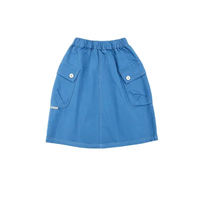 Kids Girsl Summer Cotton Skirt