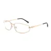 Gold Frame/White Flat
