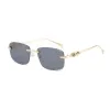 Gold Frame, Black And Gray Lenses