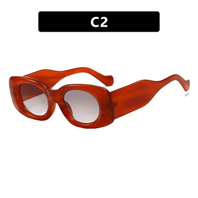 Fashion Square Sunglasses for Women PC Frame AC Lens Stylish Commute