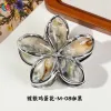 Silver-Plated Frangipani-M-08 Coffee Black