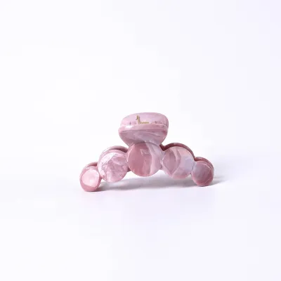 Women Fashion Marble Pattern Plastic Claw Hair Clip