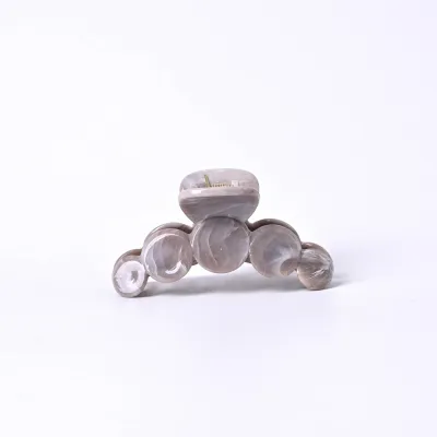 Women Fashion Marble Pattern Plastic Claw Hair Clip