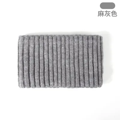 Women Fashion Autumn Winter Warm Wide Knitted Elastic Plaid Geometric Hair Band
