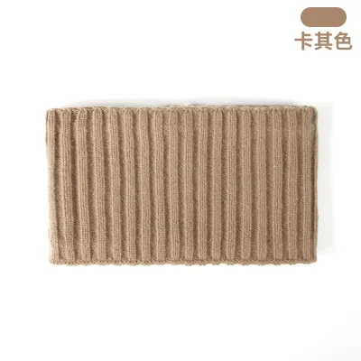 Women Fashion Autumn Winter Warm Wide Knitted Elastic Plaid Geometric Hair Band