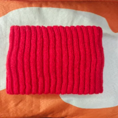 Women Fashion Autumn Winter Warm Wide Knitted Elastic Plaid Geometric Hair Band