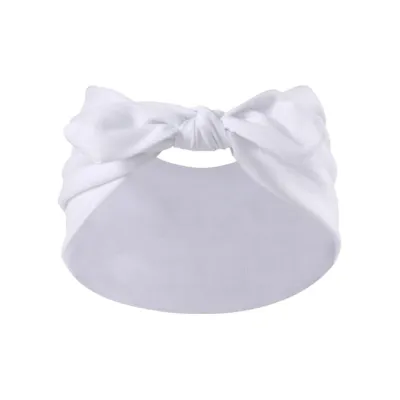Women's Fashion Solid Color Knot Elastic Polyester Hair Band