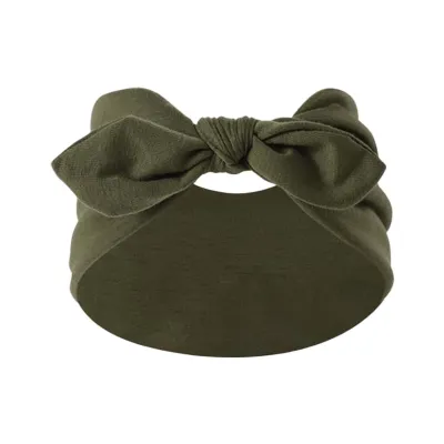 Women's Fashion Solid Color Knot Elastic Polyester Hair Band