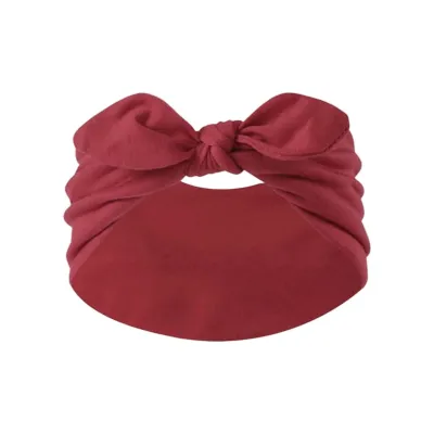 Women's Fashion Solid Color Knot Elastic Polyester Hair Band
