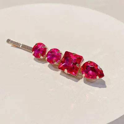 Women's Fashion Multicolor Rhinestone Hair Clip