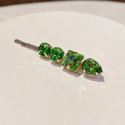 Women's Fashion Multicolor Rhinestone Hair Clip