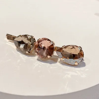 Women's Fashion Multicolor Rhinestone Hair Clip