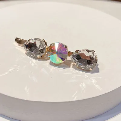 Women's Fashion Multicolor Rhinestone Hair Clip