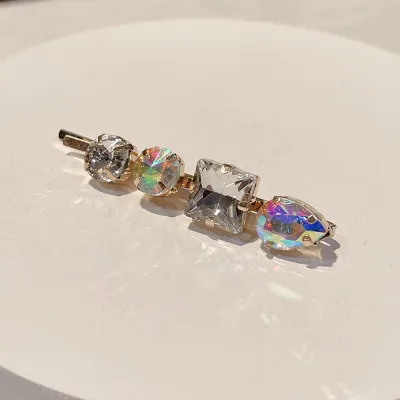 Women's Fashion Multicolor Rhinestone Hair Clip