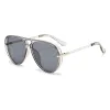 Transparent Gray Frame, Gray Lenses
