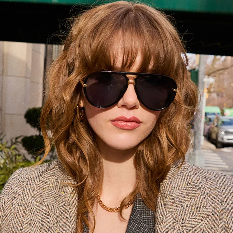 Retro Oversized Sunglasses for Unisex Stylish Commute
