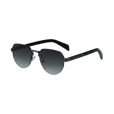 Men Distinctive UV-Resistant Oval Rimless Sunglasses