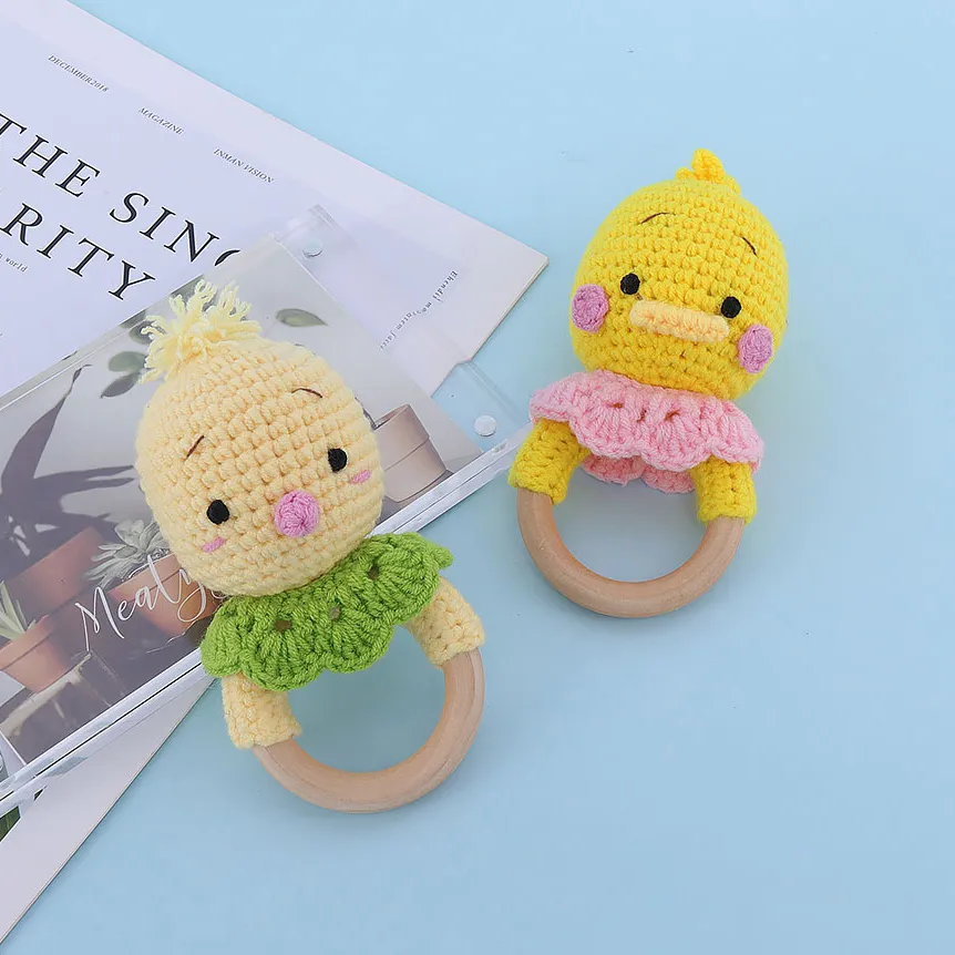 Kids Baby Cute Handmade Animal Crochet Soothing Plush Toy