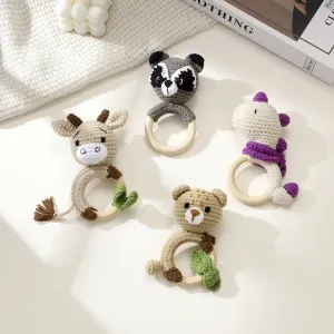 Kids Baby Fashion Cute Animal Crochet Soothing Toy Plush
