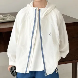 Kids Boys' Fashion Casual Summer Thin UPF 50+ Sun Protection Nylon Coat