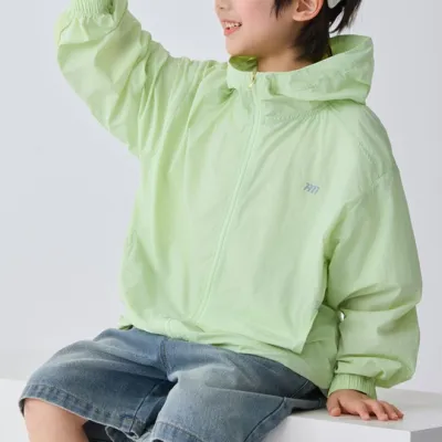 Kids Boys Fashion Casual Summer Solid Thin UPF 50+ Sun Protection Coat Nylon