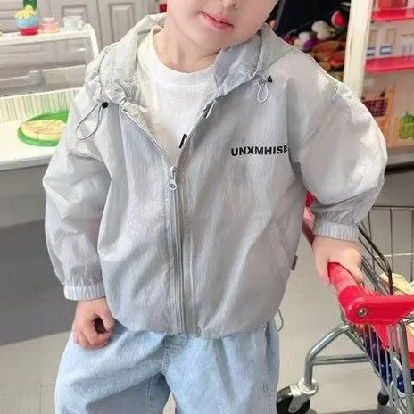 Kids Boys Fashion Casual Summer Thin UPF 50+ Sun Protection Coat