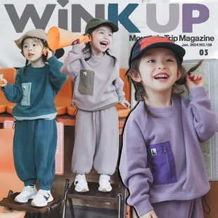 Kids Girls Spring Cotton Sweater Pants Two-Piece Set