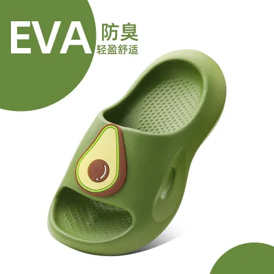 Kids Boys And Girls Fashion Casual Fruit Non-Slip Soft Bottom Slippers