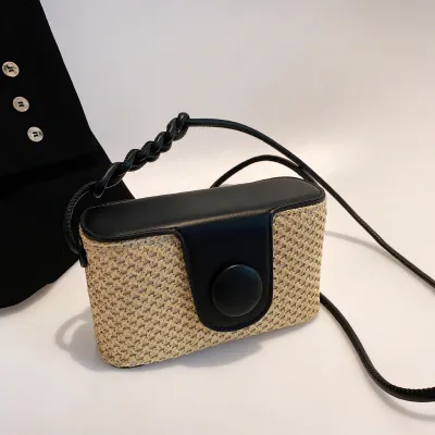 Women Fashion Casual Woven Vacation Straw Crossbody Bags