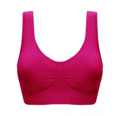 Women Fashion Simple Solid Color No Chest Pad Single-Layer Bra