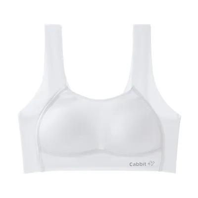 Kids Girls Simple Solid Color Vest-Style Bra Pajamas