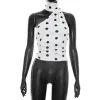 White Background With Black Dots