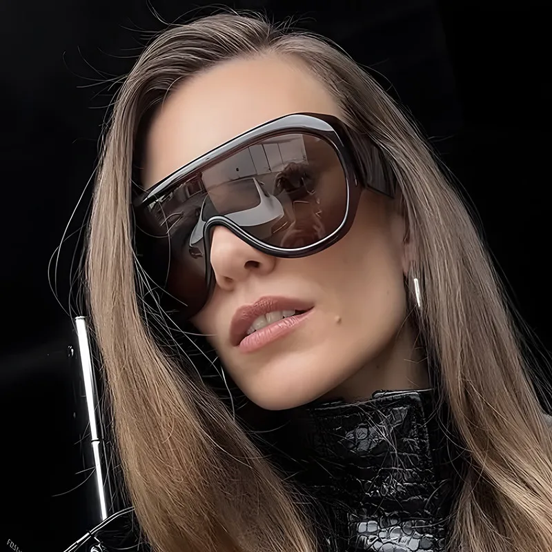 Women Fashion Casual Oversized Square Frame Sunglasses