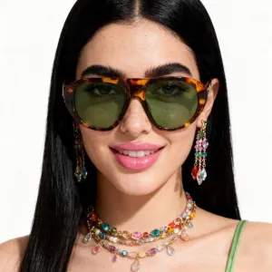 Women Fashion Retro Alien Mirror Toad Sunglasses