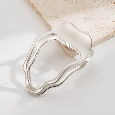 Women Fashion Irregular Smooth Matte Shark Hair Clip