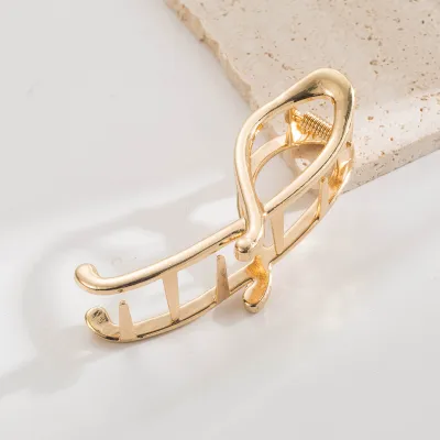 Women Fashion Irregular Smooth Matte Shark Hair Clip