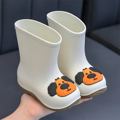 Kids Boys Girls Fashion Cute Cartoon Waterproof Non-Slip Rubber Rain Boots