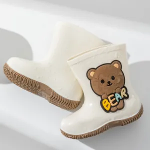 Kids Boys Girls Fashion Cute Cartoon Waterproof Non-Slip Rubber Rain Boots