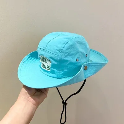 Kids Baby Boys Girls Quick-Drying Sun Protection Fisherman Hat