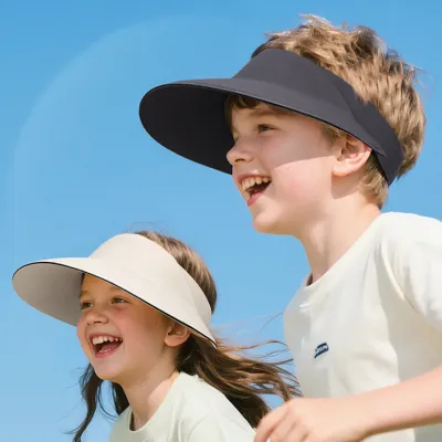 Kids Boys And Girls Summer Outdoor Breathable Wide Brim Sun Protection Hat