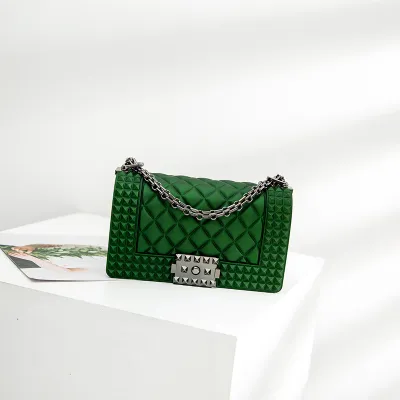 Women's Fashion Chain Shoulder Bag Solid Color Casual Day Bag