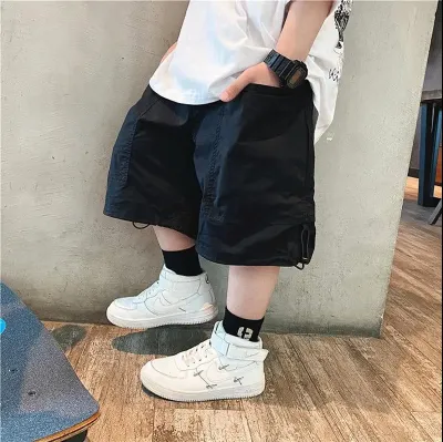 Kids Boys' Fashion Casual Summer Solid Color Loose Shorts