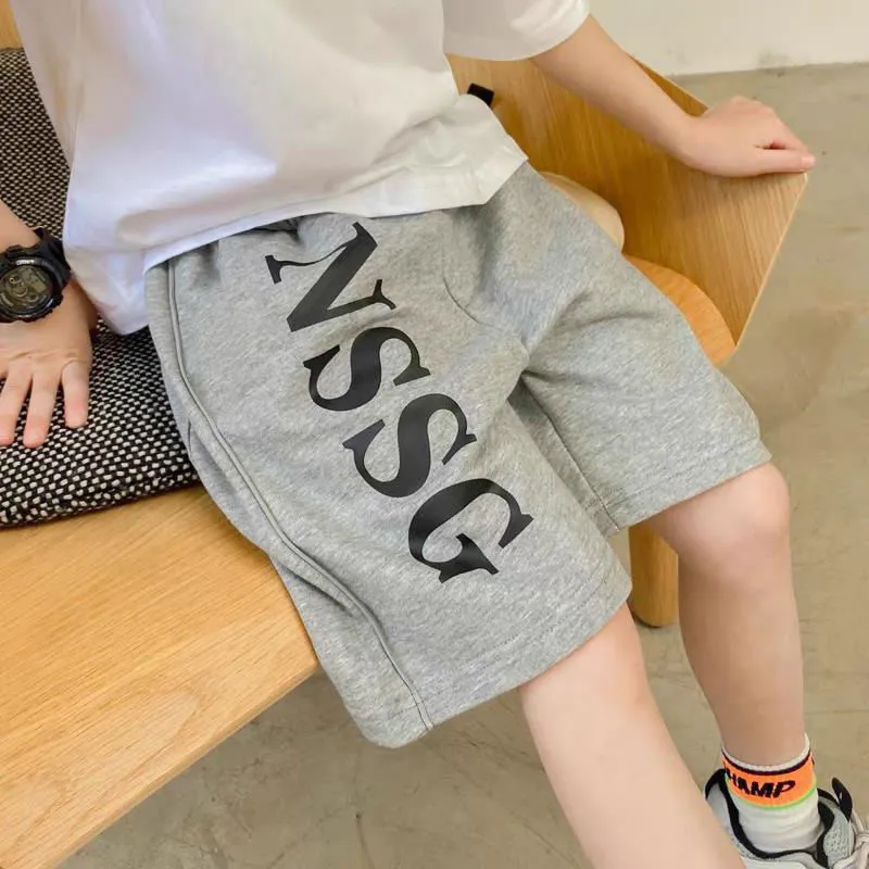 Kids Boys' Fashion Casual Printed Loose Cotton Shorts